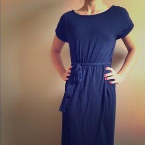 Navy Blue Maxi Dress